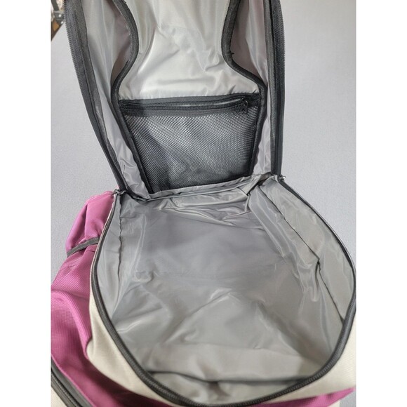 Ful Backpack Pink Gray Laptop Padded Straps School Bag Organizer Pockets - Picture 11 of 13